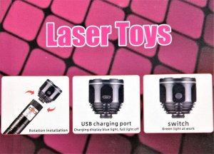 Лазерная указка Laser Toys 3D Disco 303 с диско шаром