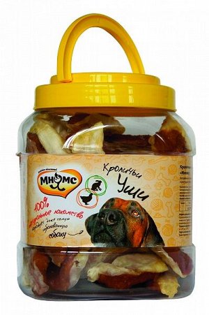 Лакомство Мнямс На каждый день для собак Кроличьи уши с куриным мясом 700 г