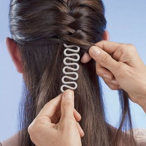 Спиралька для волос для плетения колоска