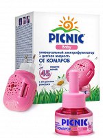 PICNIC® Baby Электрофумигатор+жидкость от комаров 45 ночей, (30мл)
