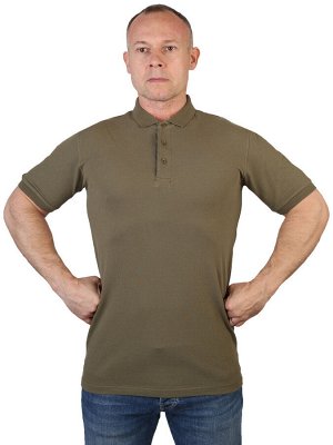 Милитари футболка поло хаки-олива №389
