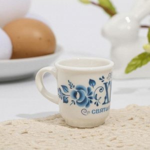 Кружка для святой воды «ХВ» на пасху, 5.5x4x3 см