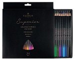 Карандаши 24цв &quot;PRO-DRAW Superior&quot; трехгранные супермягкие LXCPPD24-SP LOREX {Китай}