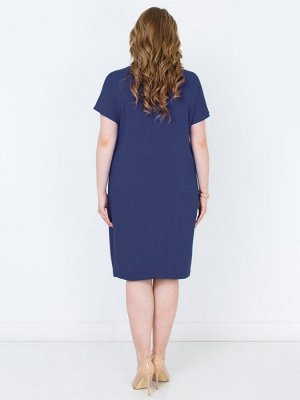 Платье Цвет: синий, голубой
Коллекция: Весна/Лето
Состав: 80%Хлопок, 20% тенсел
Длина: от 102 см