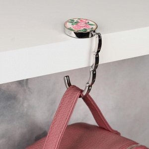 Крючок для сумки и зонта «Роза», раскладной, d - 4,5 см