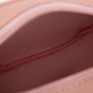 Сумка на текстильном ремне Good girl, 21 х 16 х 7 см, цвет розовый