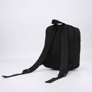 Рюкзак, отдел на молнии, цвет чёрный