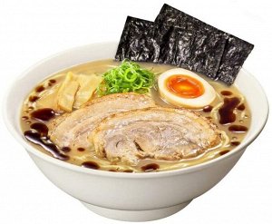 NISSIN Pork Bone Miso Ramen - мисо рамен на бульоне из свиной косточки