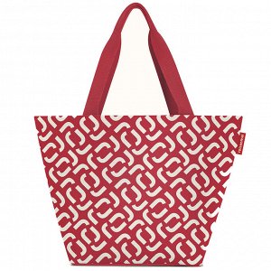 Сумка Shopper M signature red