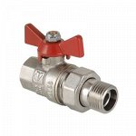 Кран шаровый американка 3/4&quot; бабочка в/н