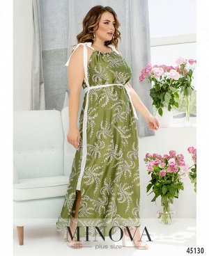 Платье №2271-оливковый