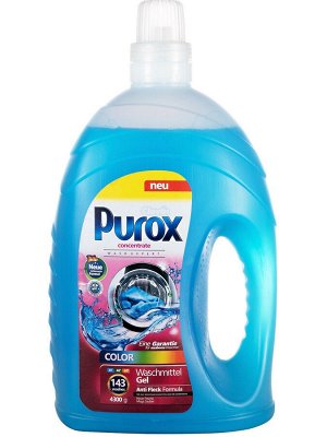 Purox Color гель для стирки цветных вещей 4,3 л