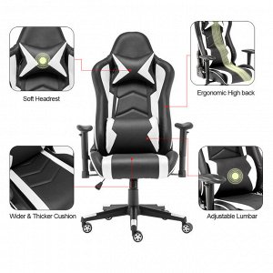 Кресло компьютерное, геймерское, игровое без подставки для ног