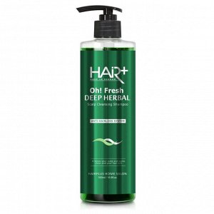 Освежающий шампунь с экстрактами трав Hair Plus Oh! Fresh Deep Herbal Shampoo500мл