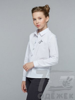 805 Блузка для девочки с  длинным рукавом