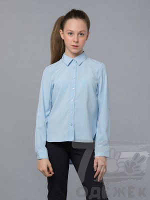 752 Блузка для девочки с  длинным рукавом