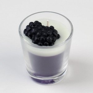 Свеча ароматическая в стакане "Ежевичный щербет", 60 гр