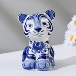 Сувенир &quot;Тигр Клайд&quot;, гжель