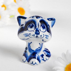 Сувенир керамика "Кот "Голова" 7,5х5 см