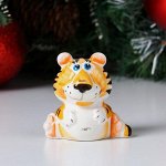 Сувенир фарфоровый &quot;Тигрик Рыся&quot;, 6,5 см
