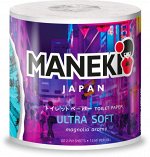 Бумага туалетная &quot;Maneki&quot; DREAM 2 слоя, 107 л., 15 м., с тиснением и ароматом магнолии, 1 рулон
