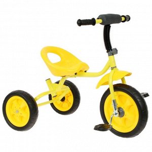 Велосипед трехколесный Лучик Малют 3, колеса EVA  10"/8", цвет желтый