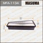 Фильтр воздушный Masuma A-1011, арт. MFA-1134