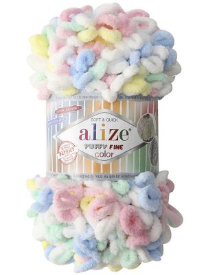 Alize Puffy Fine Color  5949 Мультик