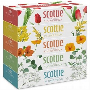 Салфетки Crecia "Scottie Flowerbox" двухслойные 160шт*5кор