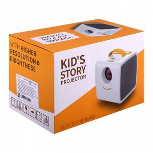 Проектор Zodikam Zkids LCD, 800Lm, 320x240, 800:1, ресурс лампы:30000 часов, HDMI, розовый