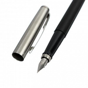 Ручка перьевая Parker Jotter Black Chrome Original F60, пластиковый корпус, 0,8 мм