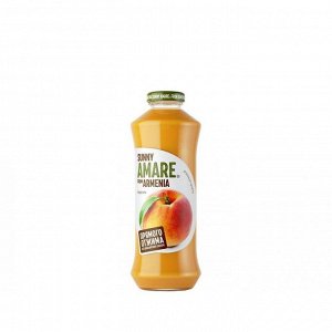 Персиковый сок прямого отжима SUNNY AMARE с добавлением яблочного, без сахара, 750 мл
