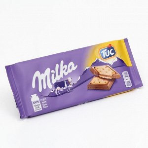 Шоколадная плитка Milka Tuc, 87 г