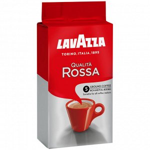 Кофе Lavazza Qualita Rossa натуральный, жареный, молотый 250 г