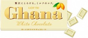 Шоколад белый Ghana white chocolate Lotte,45 гр.
