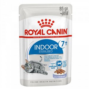 Royal Canin Кусочки в желе для домашних/стерилизованных кошек старше 7 лет 85 гр