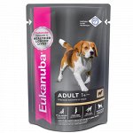 Eukanuba пауч 100гр д/соб Adult Ягнёнок/Соус (1/24)