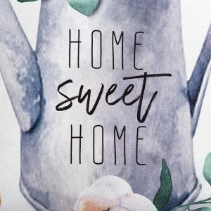 Полотенце «Этель» Home sweet, 40x73 см, 100% хлопок, саржа 190 г/м²