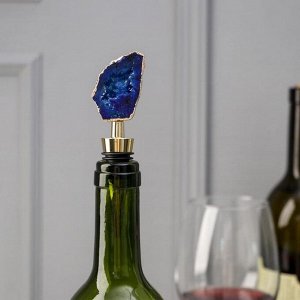 Пробка для вина «Синяя», 11,5 х 3,8 см