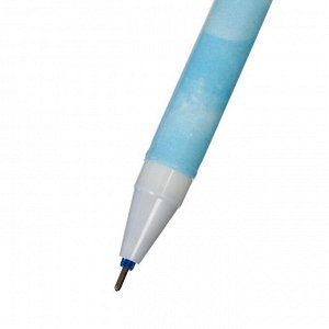 Ручка гелевая со стираемыми чернилами 0,35 мм, стержень синий, корпус МИКС (штрихкод на штуке)