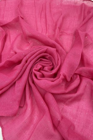 Шарф-11075 Материал: Хлопок; Цвет: Розовый; Фасон: Шарф
Шарф с блеском розовый

        &nbsp;
Ширина - 77 см, Длина - 178 см.