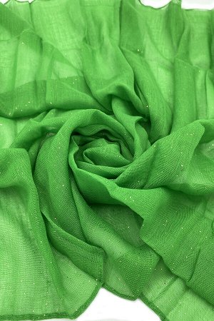 Шарф-11081 Материал: Хлопок; Цвет: Зеленый; Фасон: Шарф
Шарф с блеском салатовый

        &nbsp;
Ширина - 77 см, Длина - 178 см.
