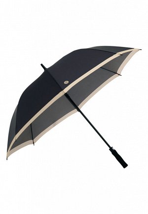 Зонт-трость, цвет чёрно-бежевый