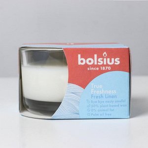 Свеча ароматическая в стакане bolsius "Fresh Linen", 5х8 см, 14 ч