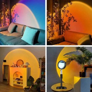 Светодиодный Атмосферный Светильник Sunset Lamp