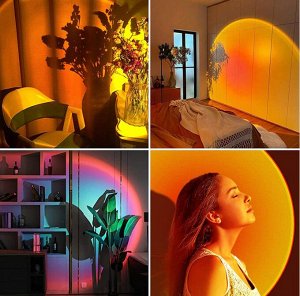 Светодиодный Атмосферный Светильник Sunset Lamp