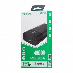 Портативный аккумулятор Power Bank Borofone BT01 40000 4USB mAh внешний аккумулятор