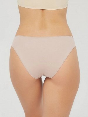 LUI et ELLE PB8003 nude Женские трусы слипы бикини, классические, комфортно облегающие женственные изгибы фигуры