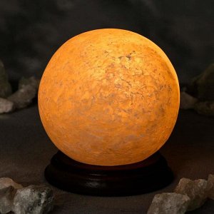 Соляная лампа "Шар малый", цельный кристалл, 14 см