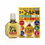 Rohto Gold 40 Mild- Японские глазные капли с хондроитином, витаминами Е, B6 и таурином